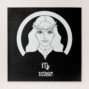 Virgo Silhouette Jigsaw Puzzle