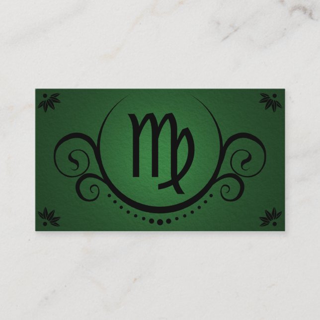 virgo sophistications business card (Front)