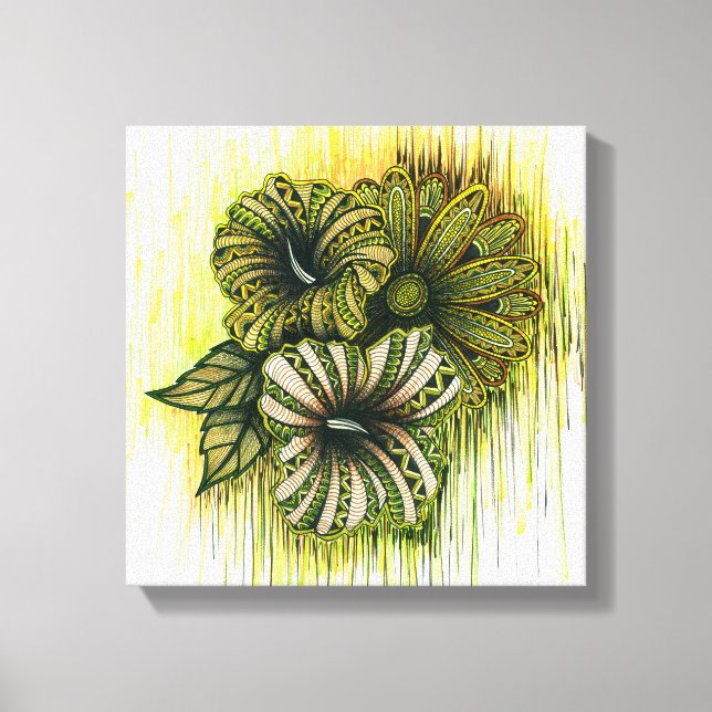 Virgo Symbol Canvas Print (Front)