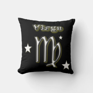 Virgo symbol cushion