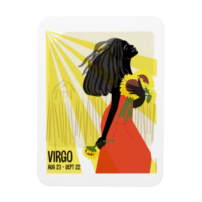 Virgo the Maiden Zodiac Magnet (Vertical)