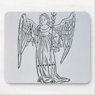 Virgo (the Virgin) an illustration from the 'Poeti Mouse Mat