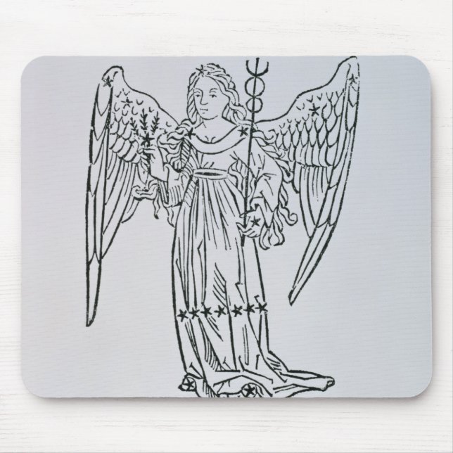 Virgo (the Virgin) an illustration from the 'Poeti Mouse Mat (Front)