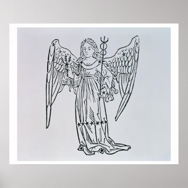 Virgo (the Virgin) an illustration from the 'Poeti Poster (Front)