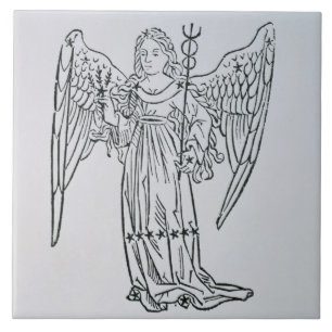 Virgo (the Virgin) an illustration from the 'Poeti Tile