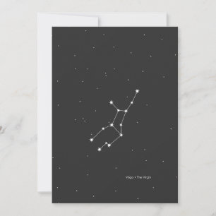 Virgo, 'The Virgin' Constellation  Holiday Card