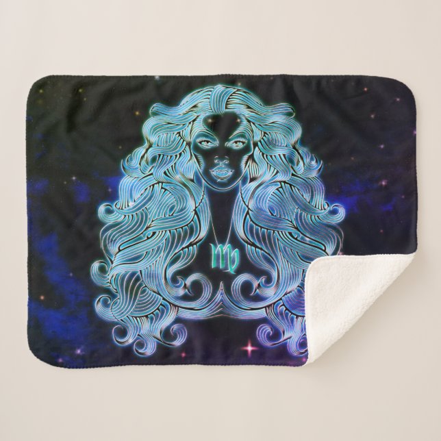 virgo the virgin zodiac blanket (Front (Horizontal))