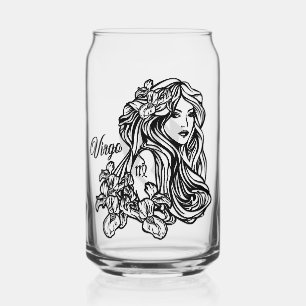 Virgo The Virgin Zodiac Glass
