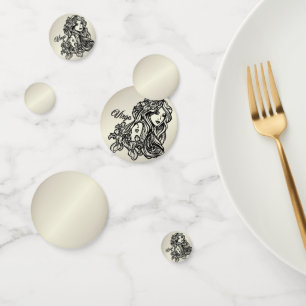 Virgo The Virgin Zodiac Golden Confetti