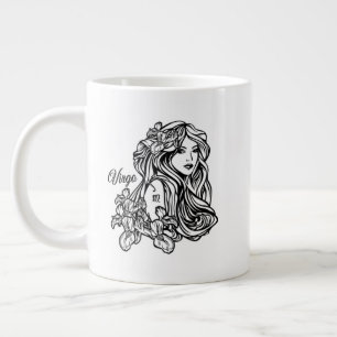 Virgo The Virgin Zodiac Large Coffee Mug