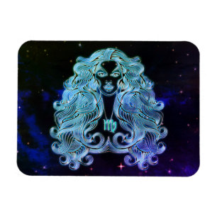virgo the virgin zodiac magnet