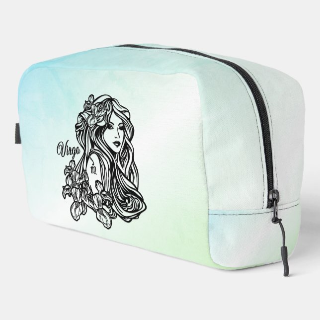 Virgo The Virgin Zodiac Mint Green Dopp Kit (Right Corner)