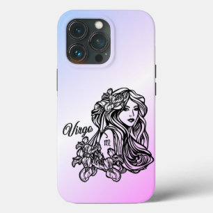 Virgo The Virgin Zodiac Purple iPhone 13 Pro Case