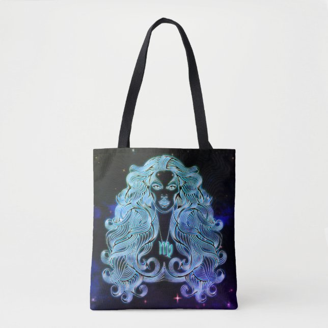 virgo the virgin zodiac tote bag (Front)