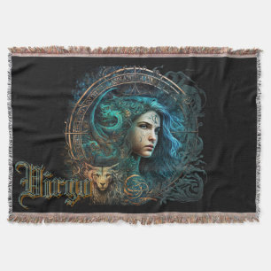 Virgo Throw Blanket
