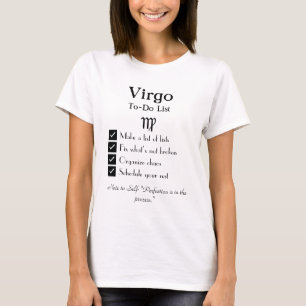 Virgo – To-Do List T-Shirt