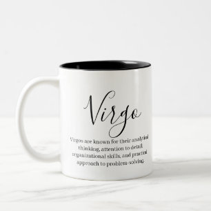 Virgo Traits and Zodiac sign Two-Tone Coffee Mug
