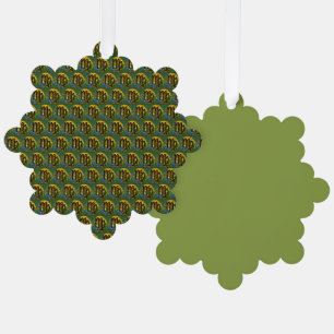 Virgo Tree Decoration Card