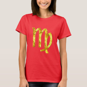 virgo-tshirt-gold-red T-Shirt