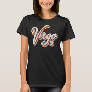 Virgo Vintage Zodiac August September Birthday Ast T-Shirt