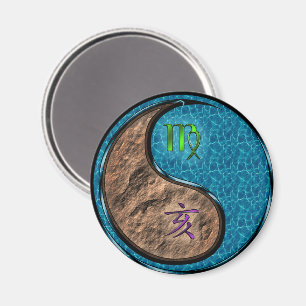Virgo & Water Boar Magnet