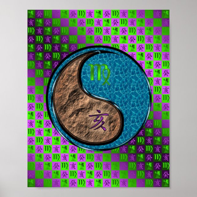 Virgo & Water Boar Poster (Front)
