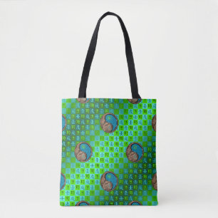 Virgo & Water Dog Tote Bag