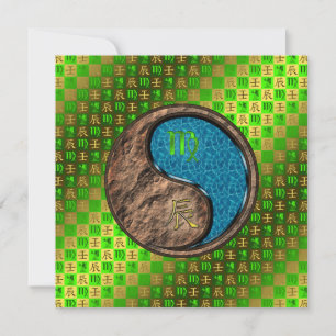 Virgo & Water Dragon Card