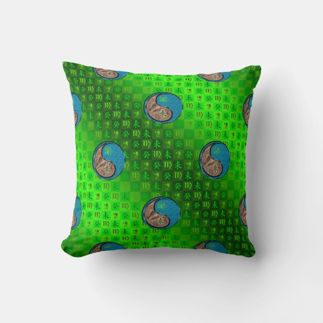 Virgo & Water Goat Cushion (Front)