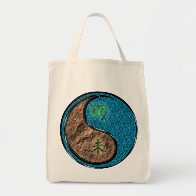 Virgo & Water Goat Tote Bag (Front)