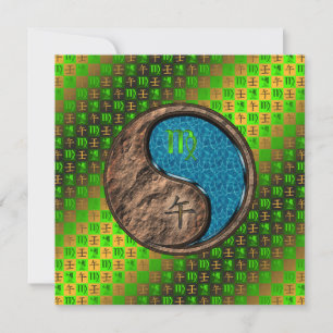 Virgo & Water Horse Card
