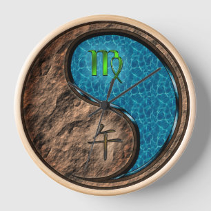 Virgo & Water Horse Clock