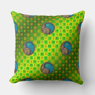 Virgo & Water Monkey Cushion
