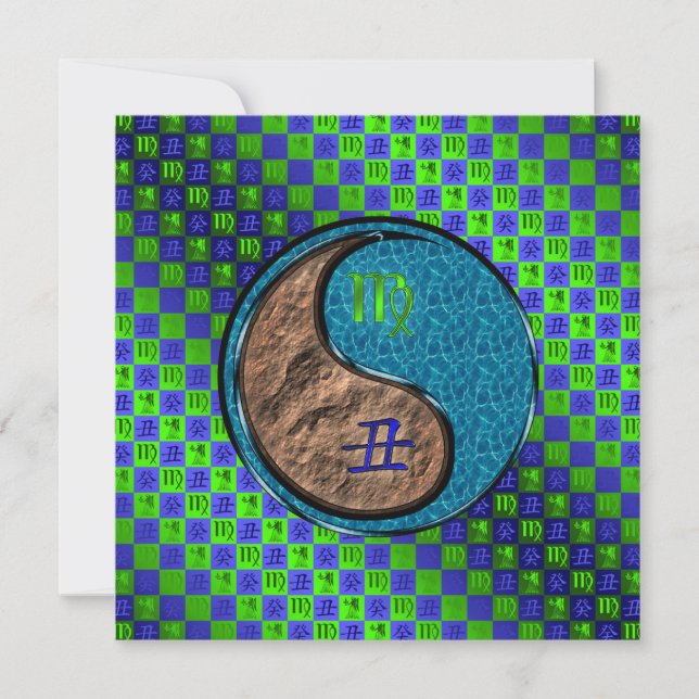 Virgo & Water Ox Card (Front)