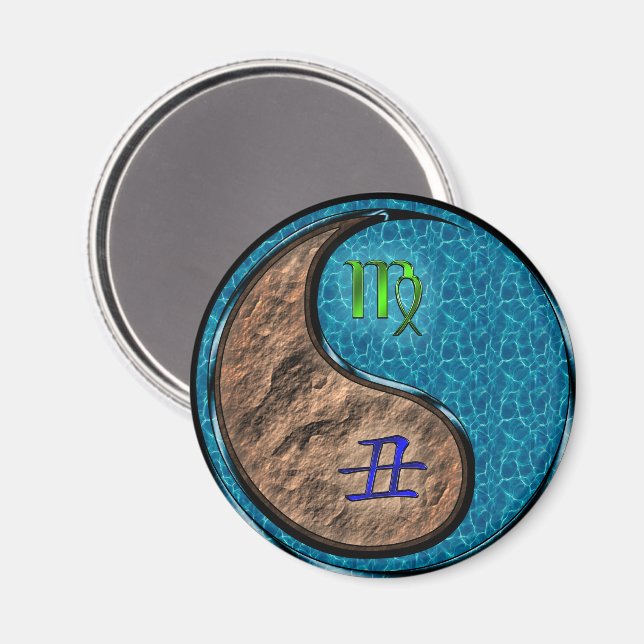 Virgo & Water Ox Magnet (Front/Back)