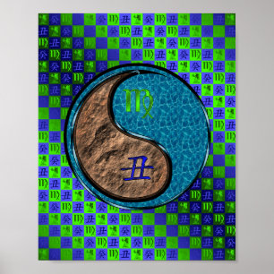Virgo & Water Ox Poster