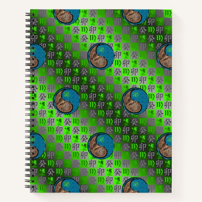 Virgo & Water Rabbit Notebook (Front)