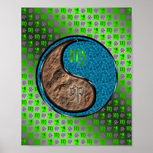 Virgo & Water Rabbit Poster (Front)