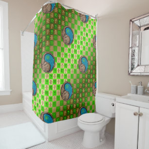 Virgo & Water Rat Shower Curtain