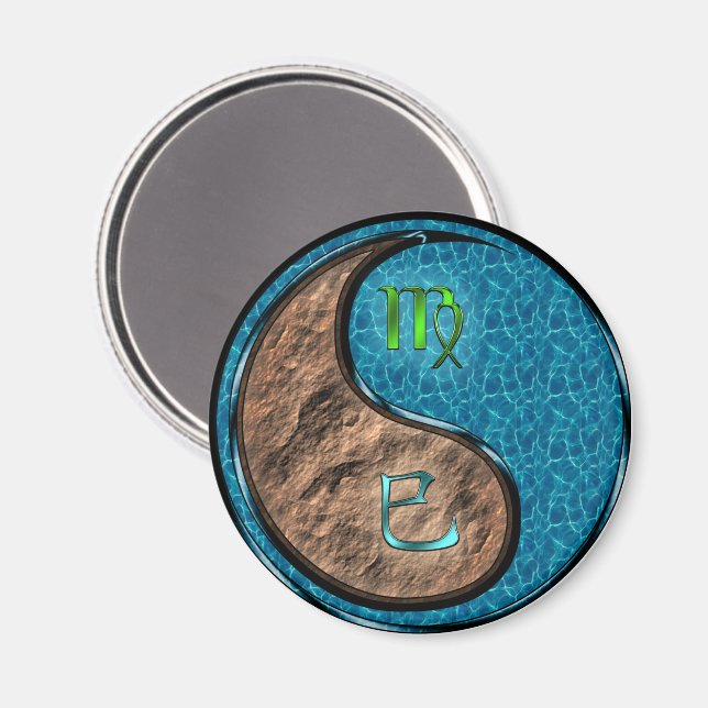 Virgo & Water Snake Magnet (Front/Back)