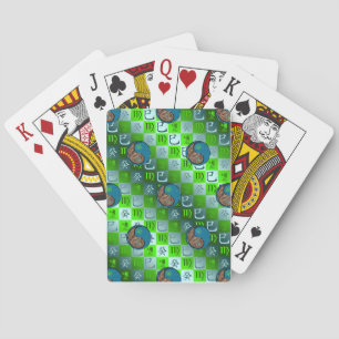 Virgo & Water Snake Playing Cards