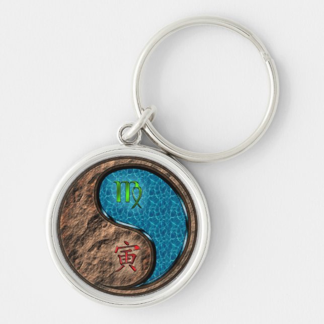 Virgo & Water Tiger Key Ring (Front)