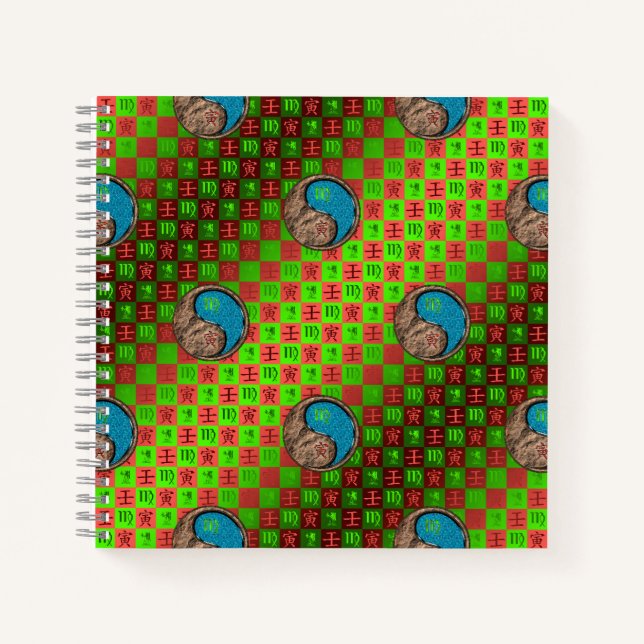Virgo & Water Tiger Notebook (Front)