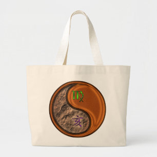 Virgo & Wood Boar Large Tote Bag