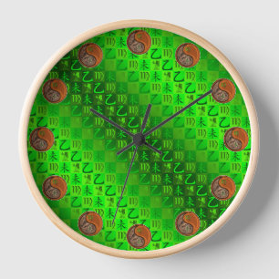 Virgo & Wood Goat Clock