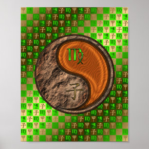 Virgo & Wood Rat Poster