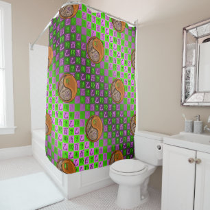 Virgo & Wood Rooster Shower Curtain