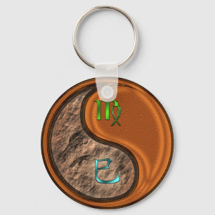 Virgo & Wood Snake Key Ring