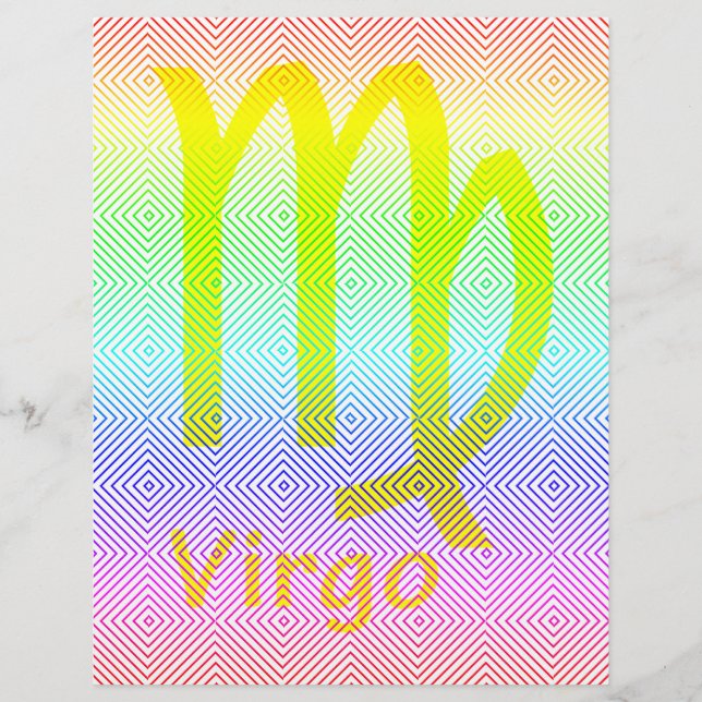 virgo yellow, spectral romb flyer (Front)