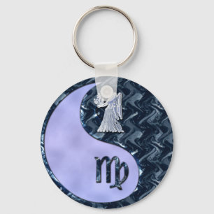 Virgo Yin Yang Key Ring